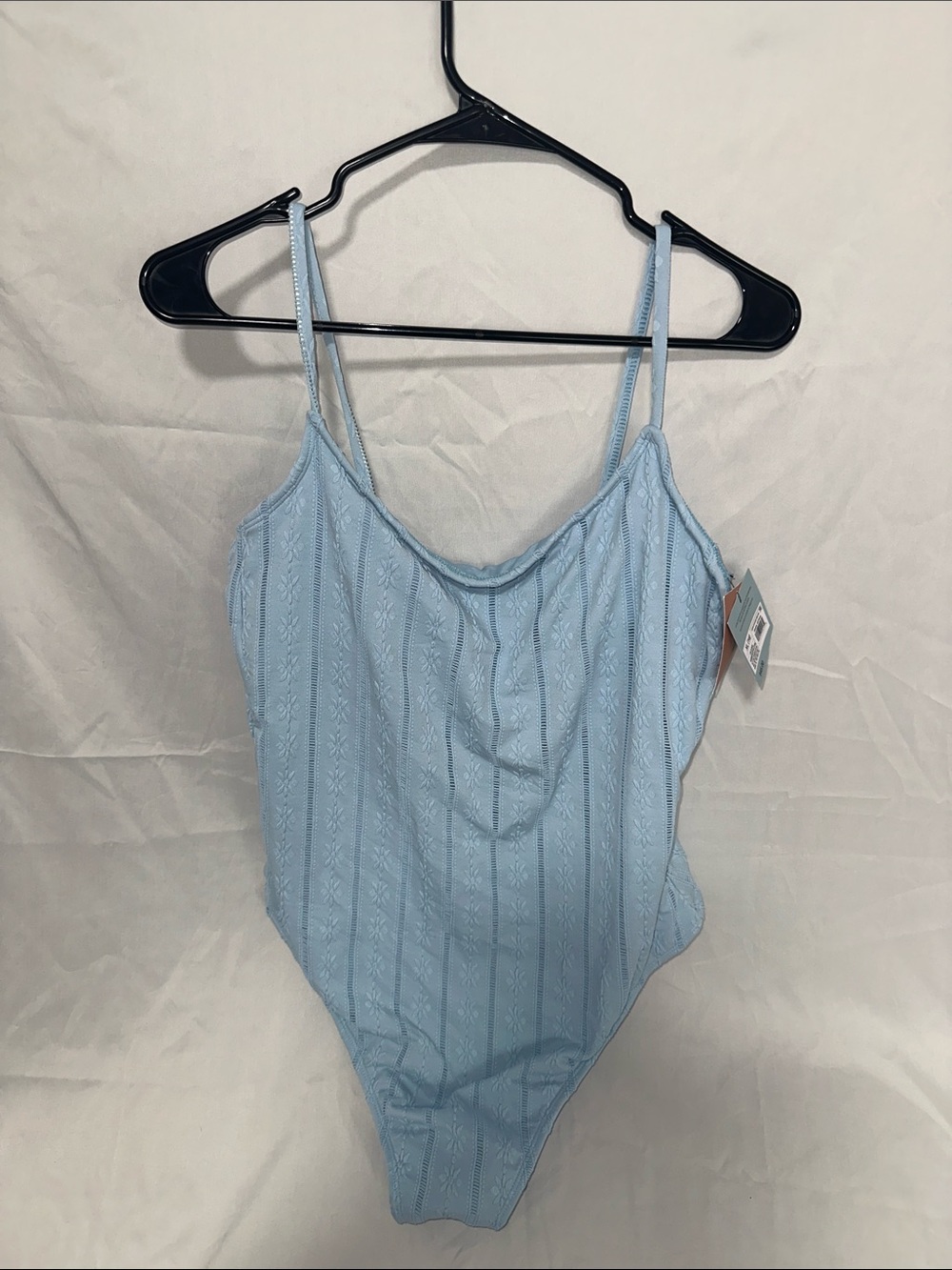 Shade & Shore Light Blue One-Piece Swimsuit